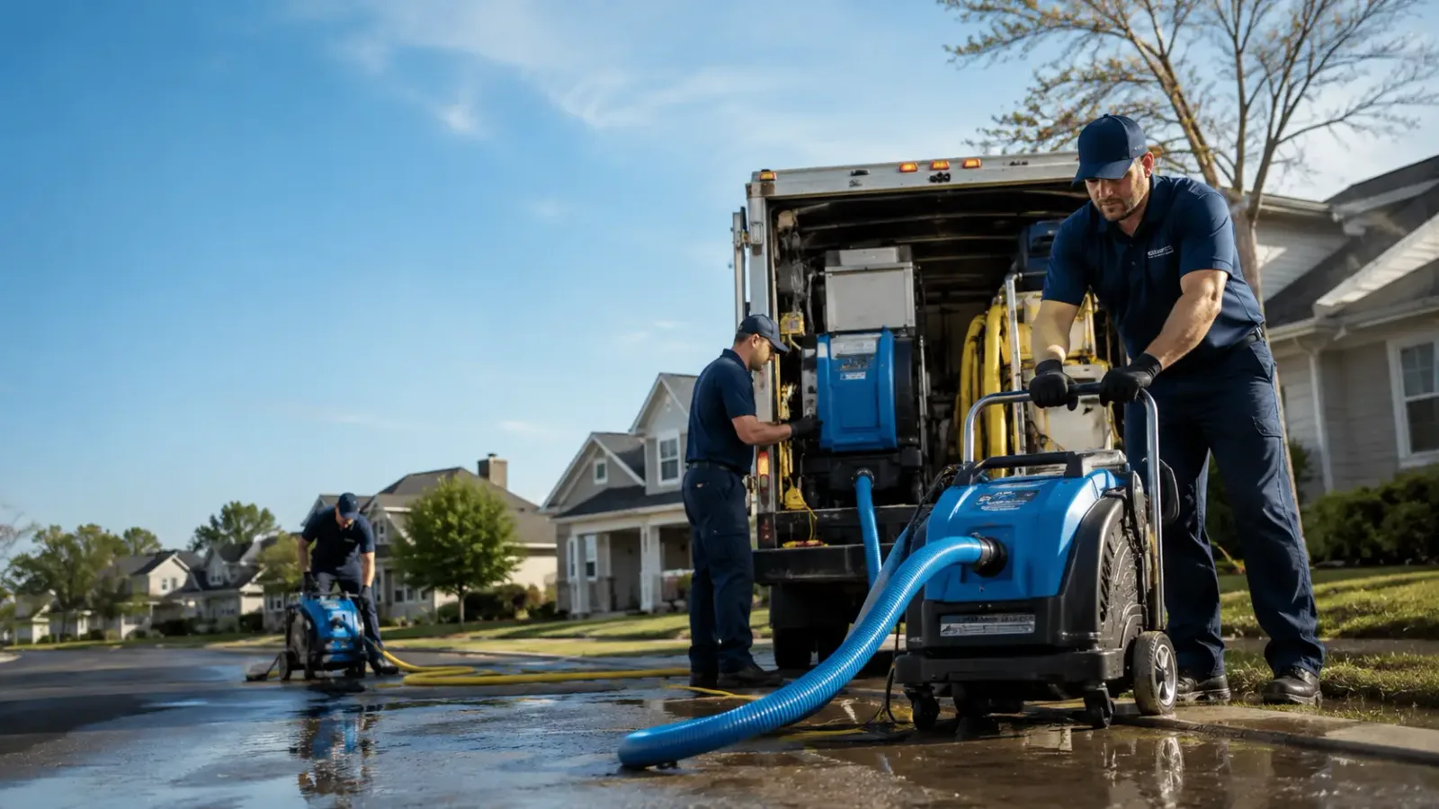 Flood Damage Cleanup in New Deal, TX